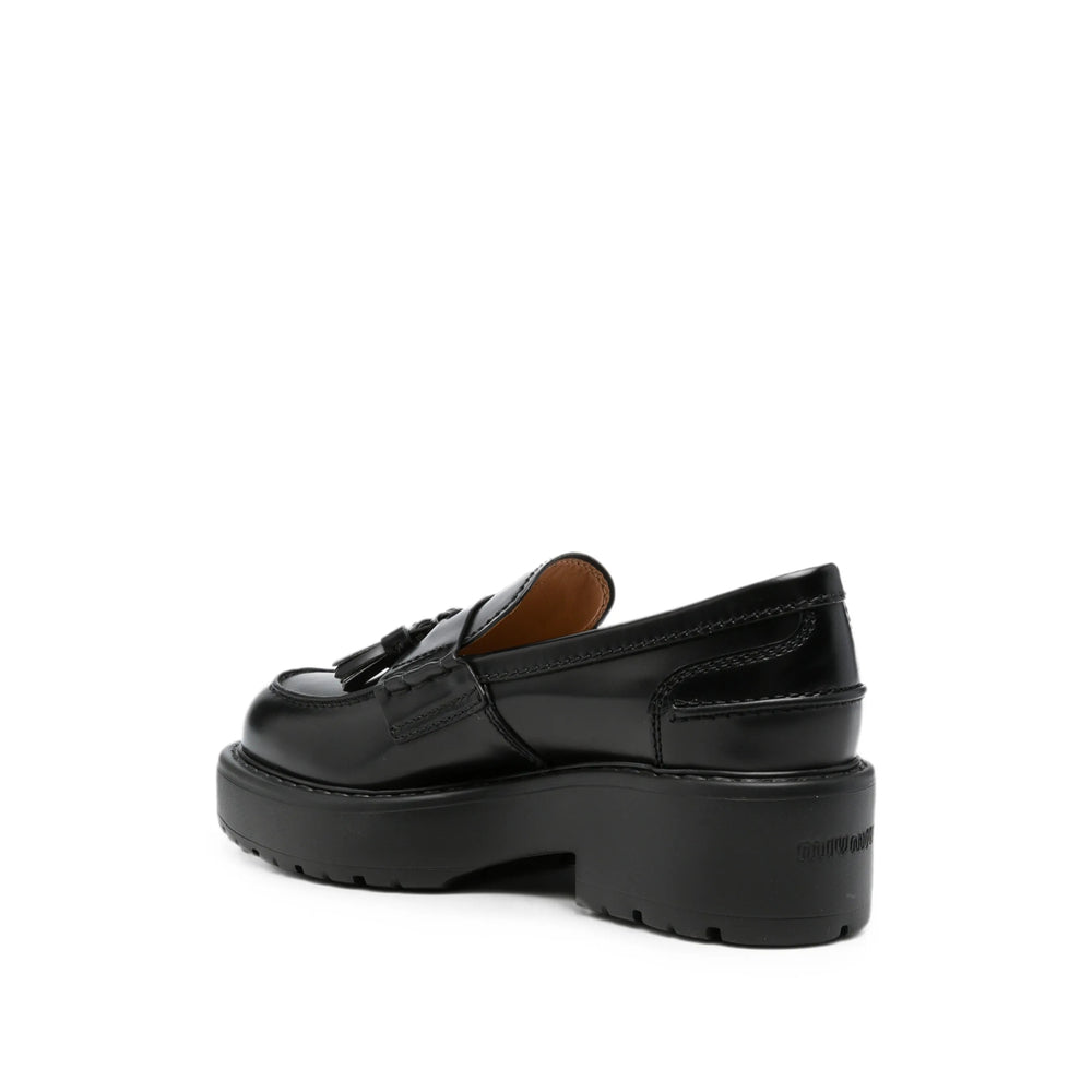 Miu Miu Black Loafers Women