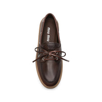 Miu Miu Brown Loafers Women
