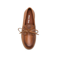 Miu Miu Brown Loafers Women
