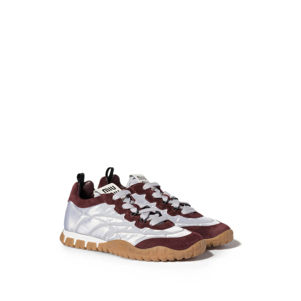 Miu Miu Silver Trainers Women