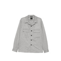 Zegna Grey Jackets - Shirt Jackets Men