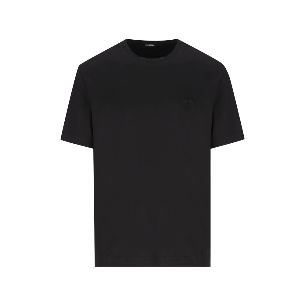 Zegna Black T-Shirts & Vests - T-Shirts Men