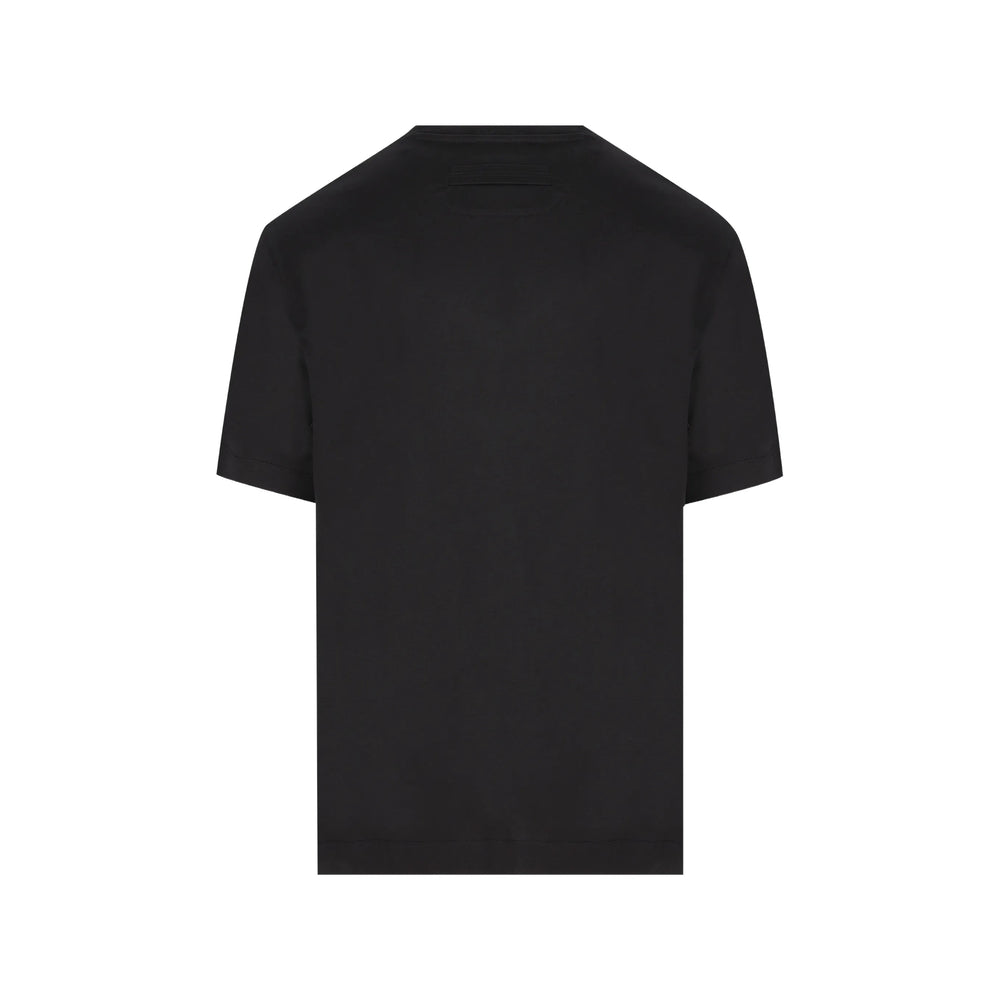 Zegna Black T-Shirts & Vests - T-Shirts Men