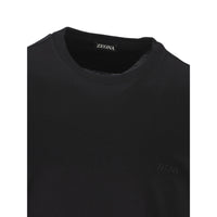 Zegna Black T-Shirts & Vests - T-Shirts Men