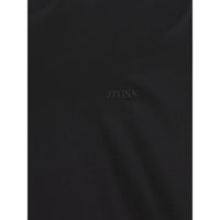 Zegna Black T-Shirts & Vests - T-Shirts Men