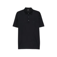 Zegna Blue Polo Shirts Men