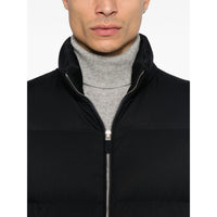 Zegna Black Jackets - Padded & Down Jackets Men