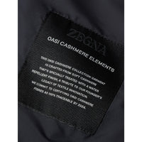 Zegna Blue Jackets - Bomber Jackets Men
