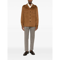 Zegna Brown Shirts Men