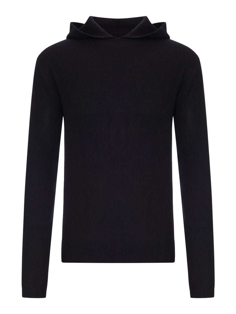Rick Owens Men Knitted Hoodie