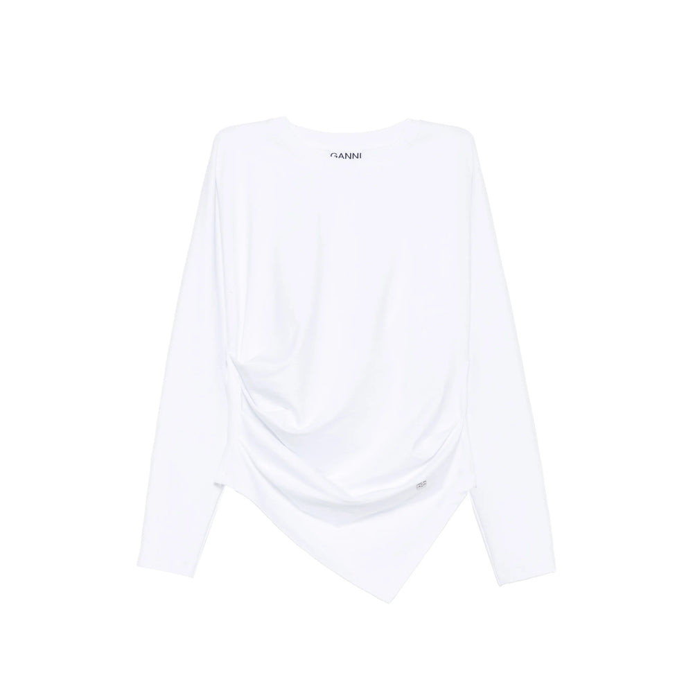 Ganni Ganni White Tops - T-Shirts & Jerseys Women