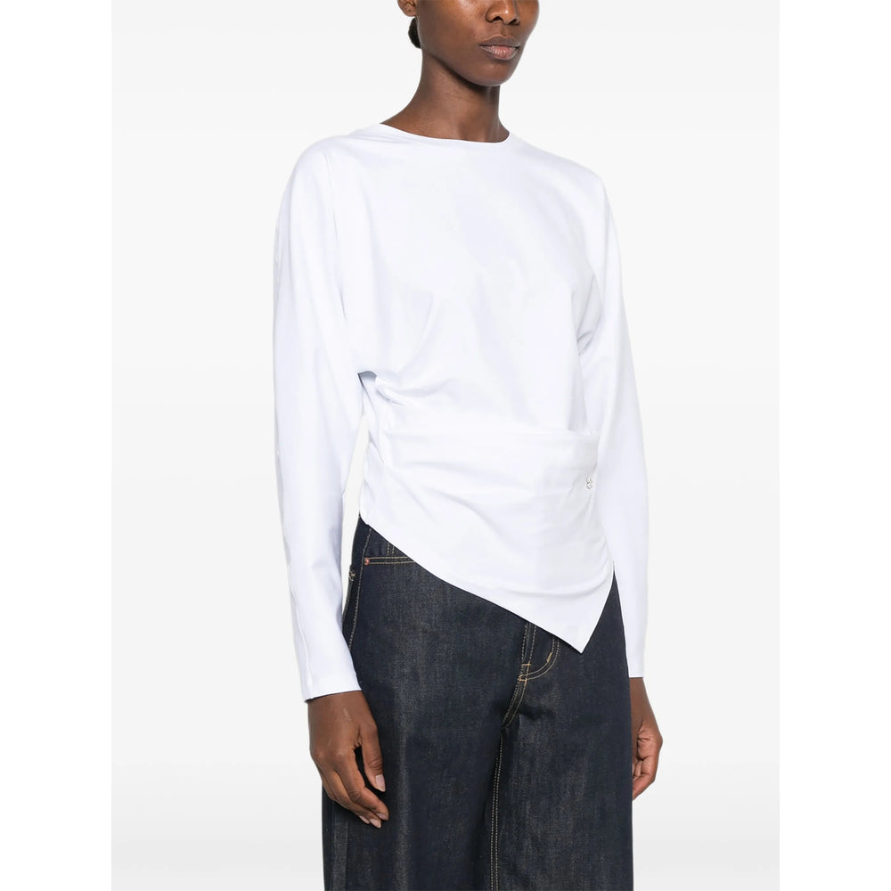 Ganni Ganni White Tops - T-Shirts & Jerseys Women