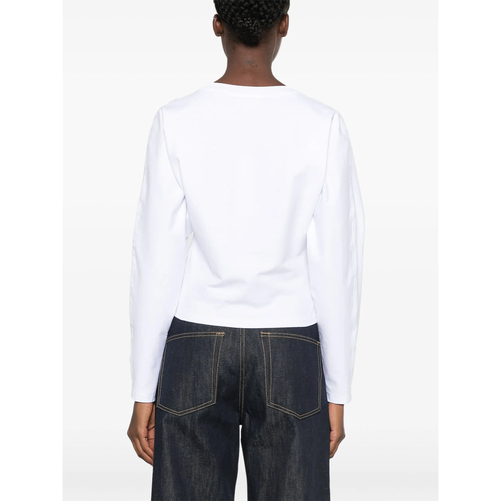 Ganni Ganni White Tops - T-Shirts & Jerseys Women