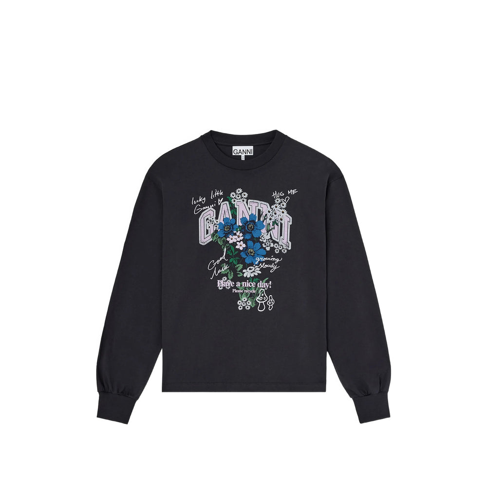 Ganni Ganni Black Tops - T-Shirts & Jerseys Women