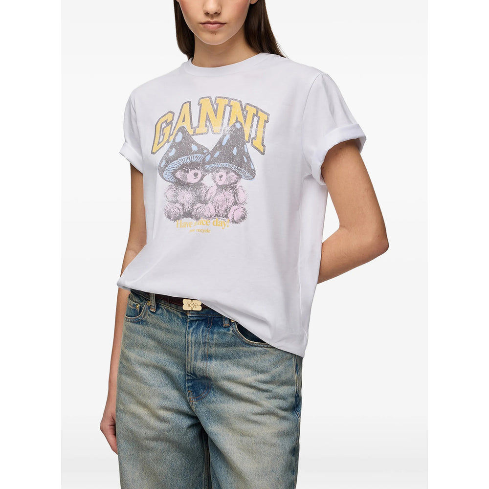 Ganni Ganni White Tops - T-Shirts & Jerseys Women