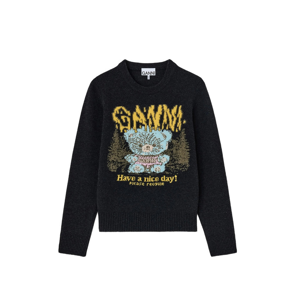 Ganni Ganni Black Knitwear - Jumpers Women