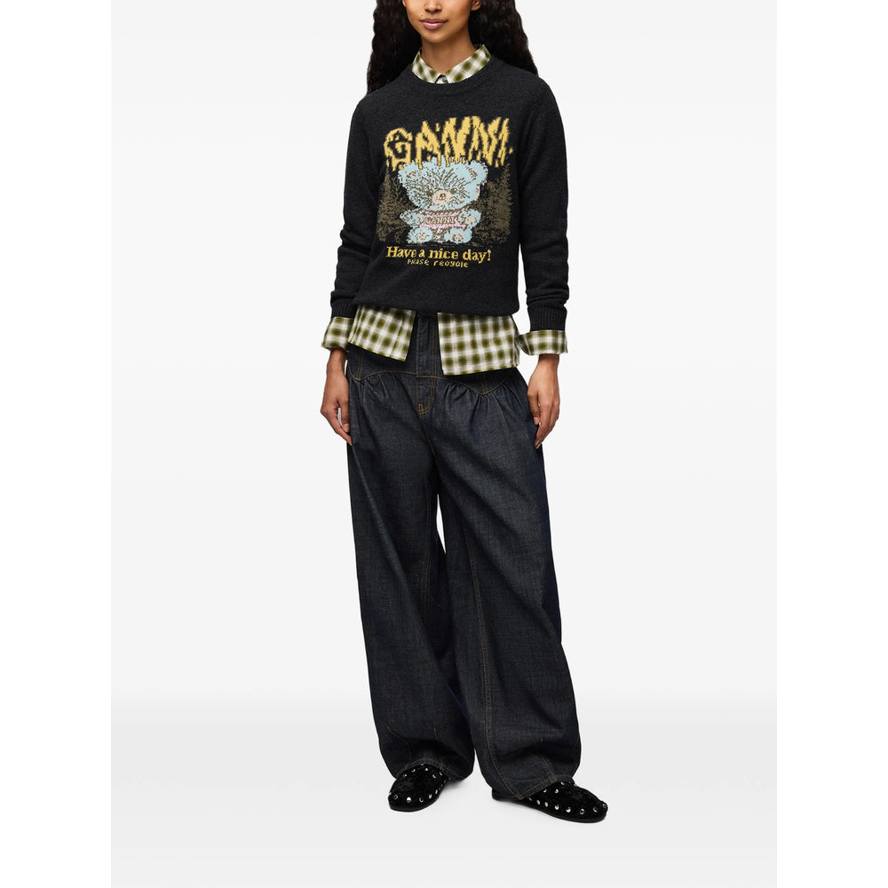 Ganni Ganni Black Knitwear - Jumpers Women