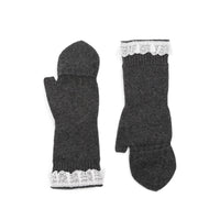 Ganni Grey Gloves Women