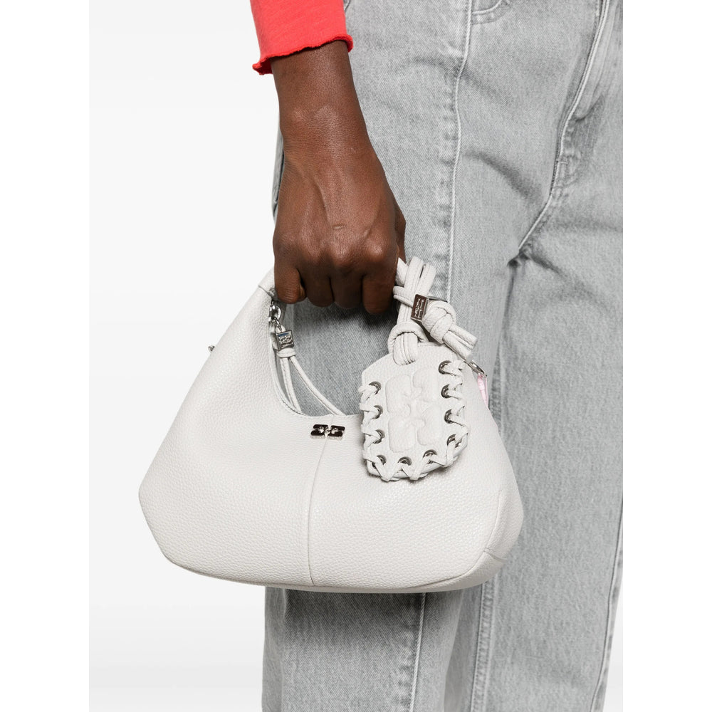 Ganni Ganni Grey Tote Bags Women