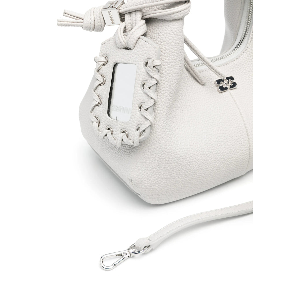Ganni Ganni Grey Tote Bags Women