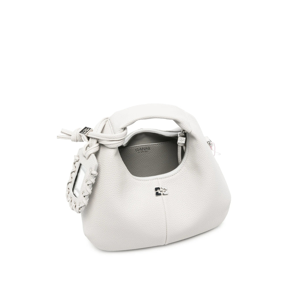 Ganni Ganni Grey Tote Bags Women