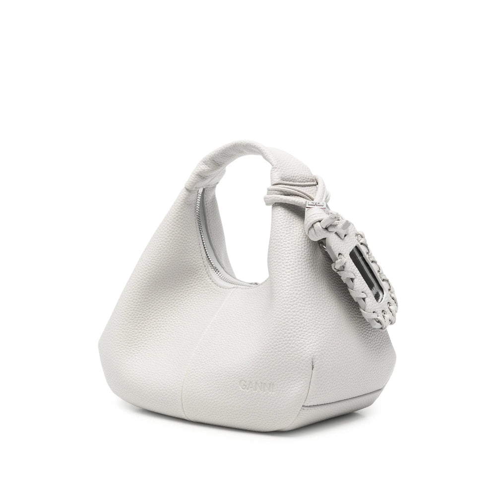 Ganni Ganni Grey Tote Bags Women