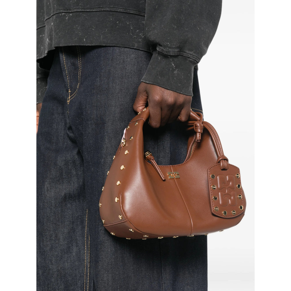 Ganni Ganni Brown Tote Bags Women