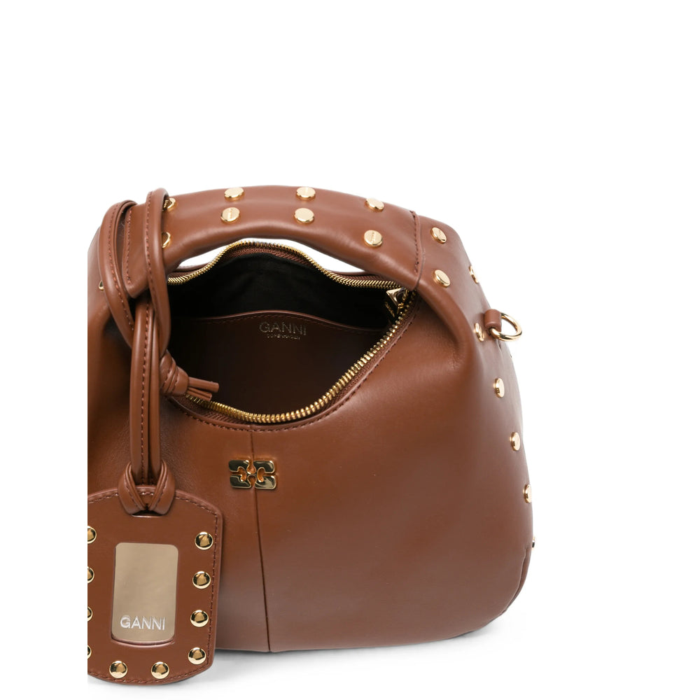 Ganni Ganni Brown Tote Bags Women