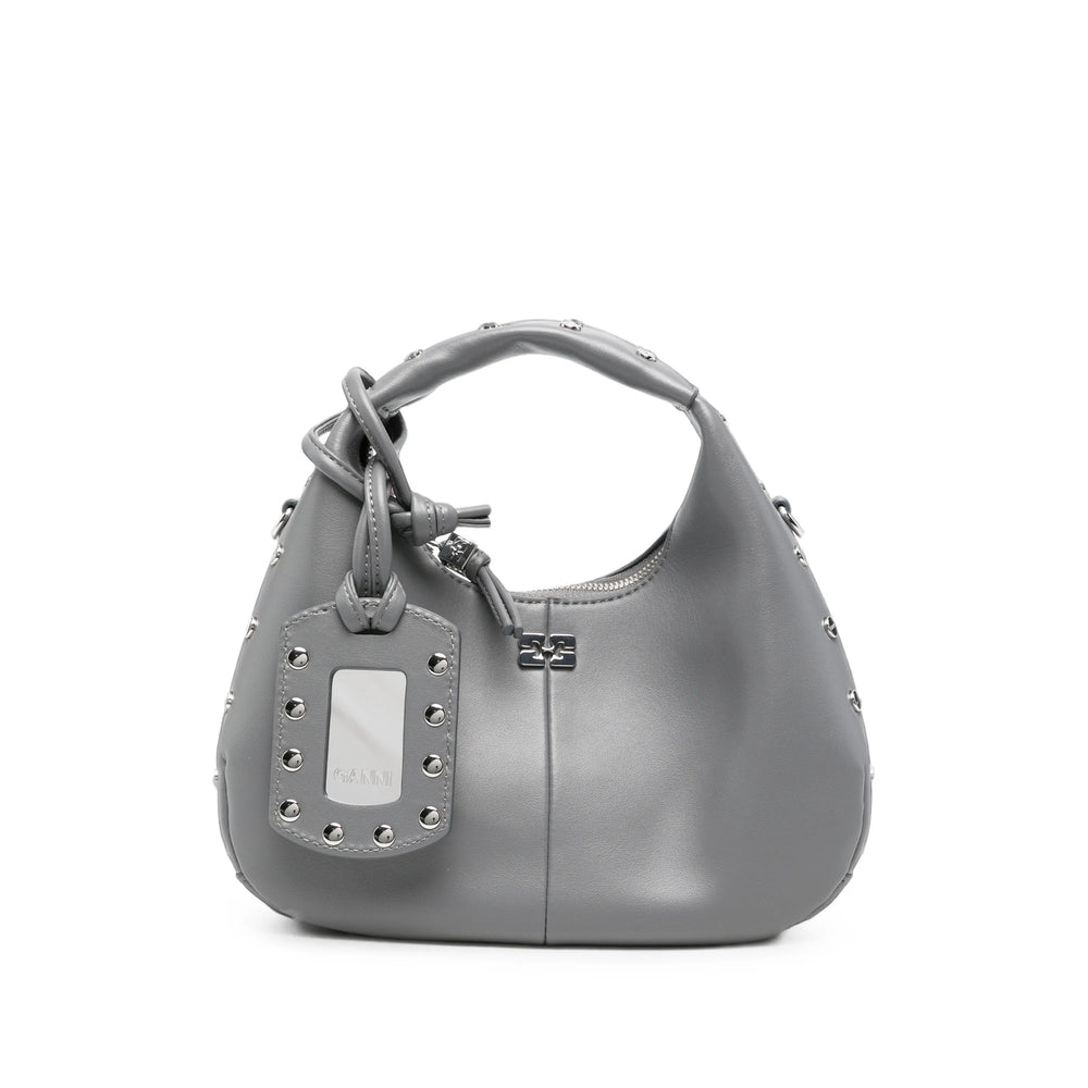 Ganni Ganni Grey Tote Bags Women