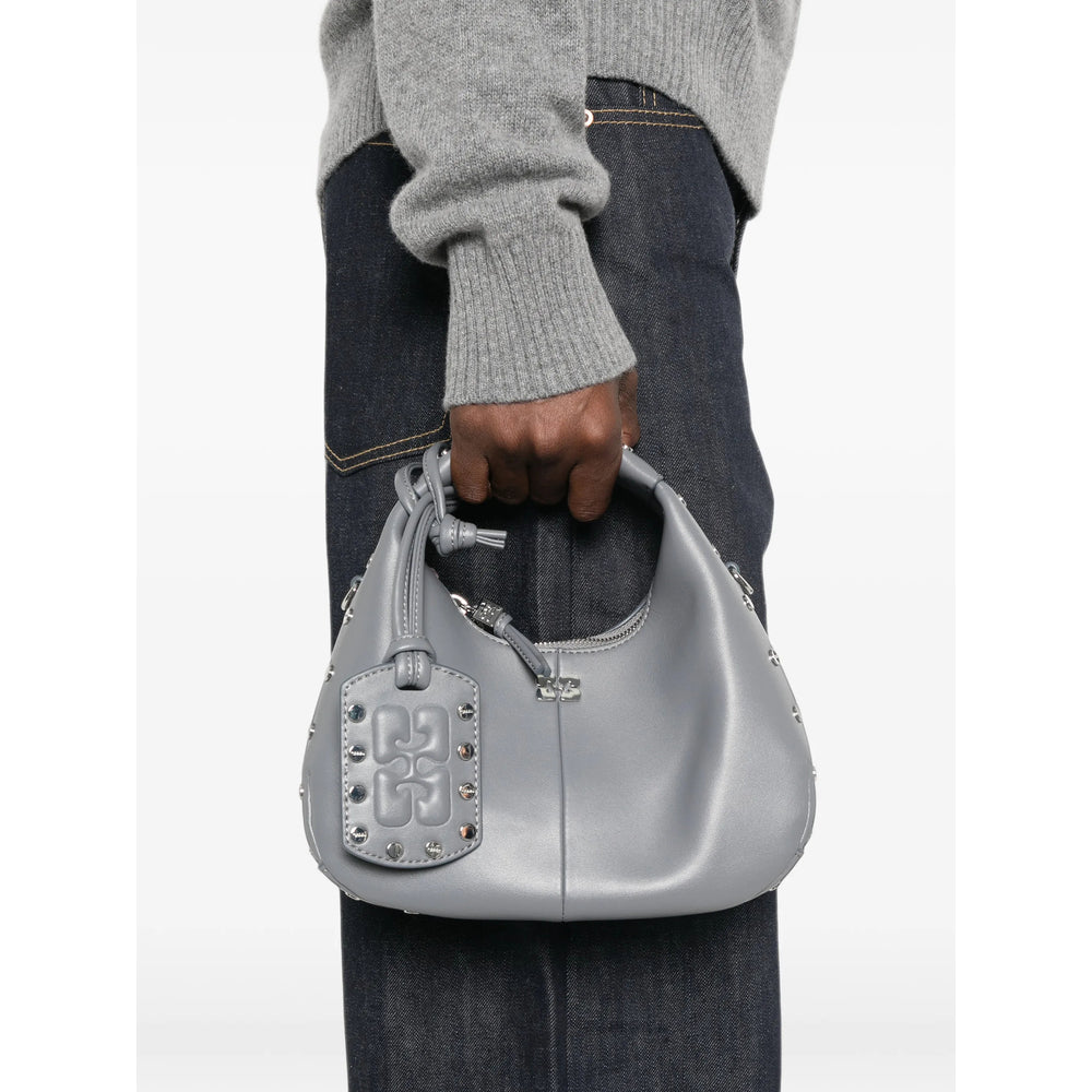 Ganni Ganni Grey Tote Bags Women