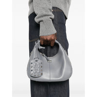 Ganni Ganni Grey Tote Bags Women
