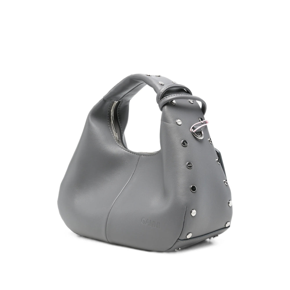 Ganni Ganni Grey Tote Bags Women