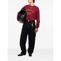 Willy Chavarria Black Denim - Wide-Leg Jeans Men