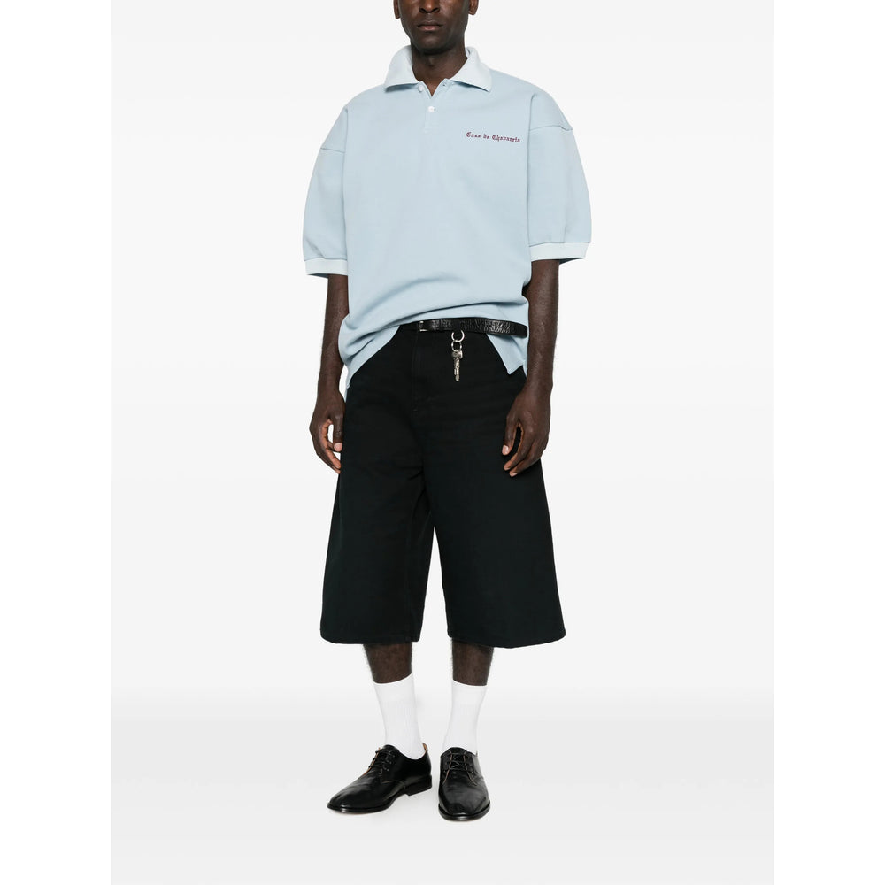Willy Chavarria Blue Polo Shirts Men