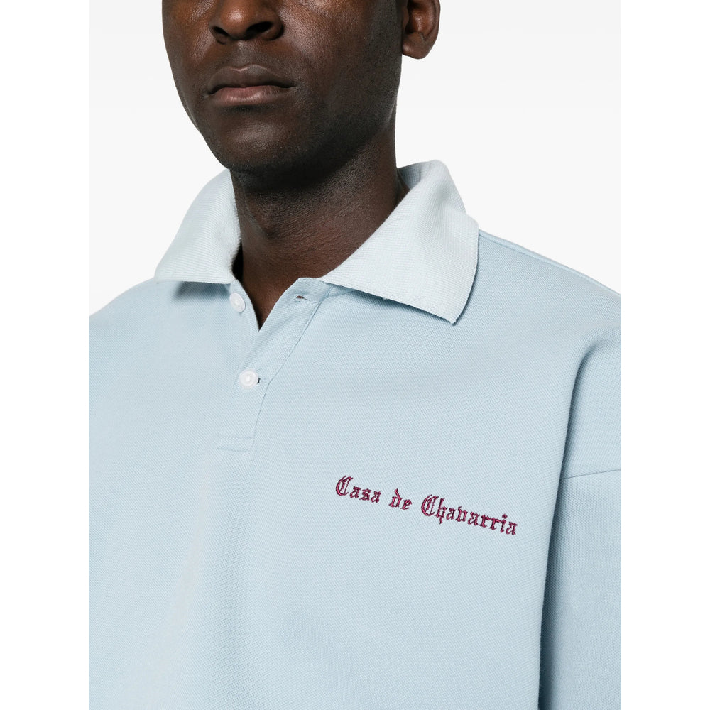 Willy Chavarria Blue Polo Shirts Men