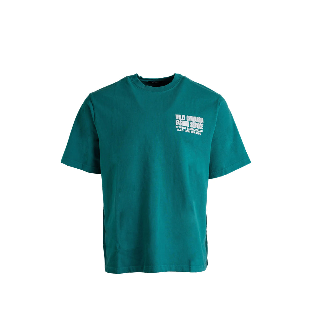 Willy Chavarria Green T-Shirts & Vests - T-Shirts Men
