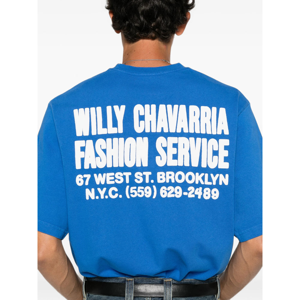 Willy Chavarria Blue T-Shirts & Vests - T-Shirts Men
