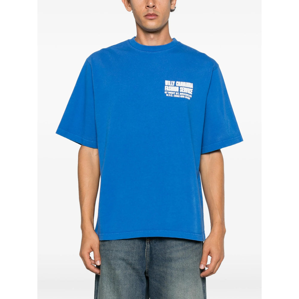 Willy Chavarria Blue T-Shirts & Vests - T-Shirts Men