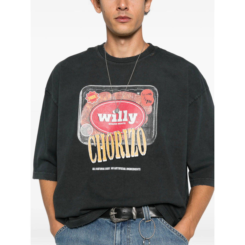 Willy Chavarria Black T-Shirts & Vests - T-Shirts Men
