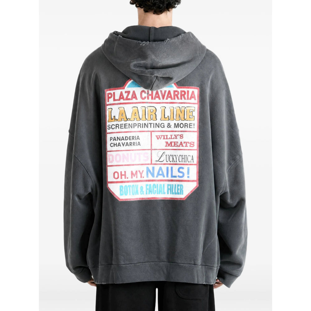 Willy Chavarria Grey Sweaters & Knitwear - Hoodies Men