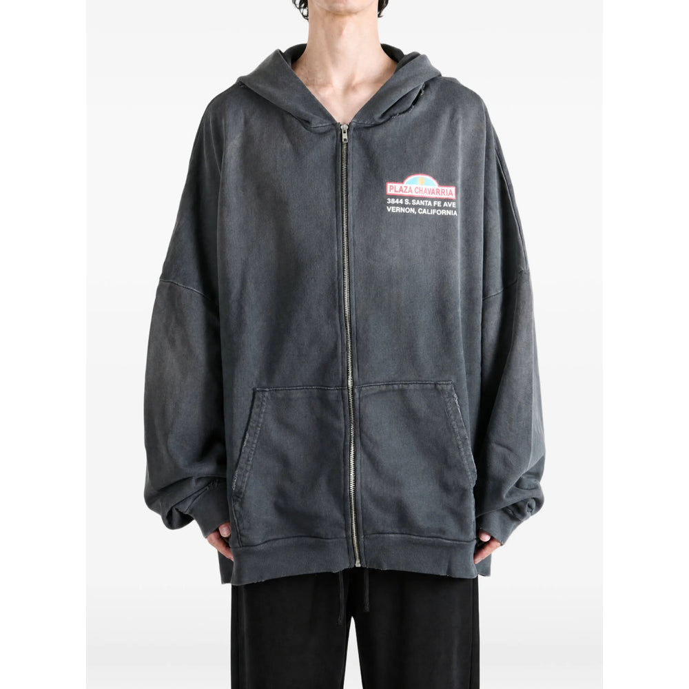 Willy Chavarria Grey Sweaters & Knitwear - Hoodies Men