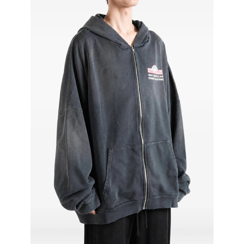 Willy Chavarria Grey Sweaters & Knitwear - Hoodies Men