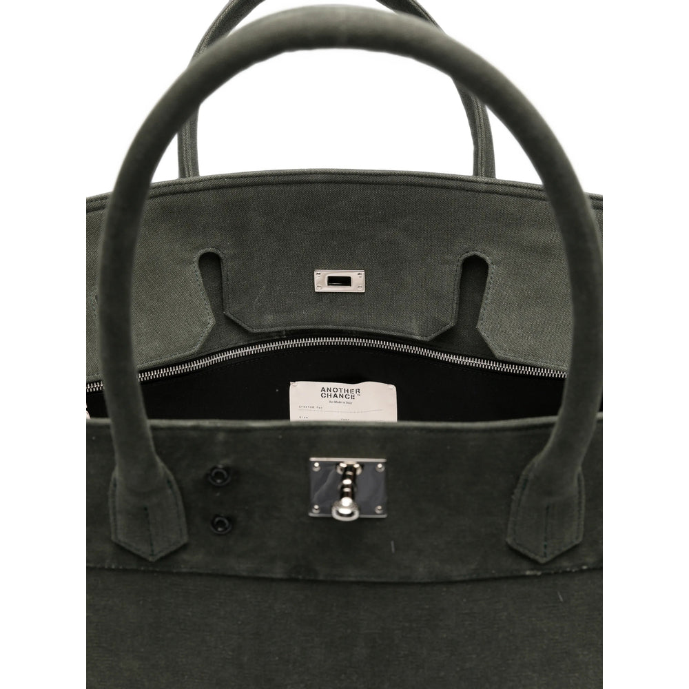 Another Chance Another Chance Green Tote Bags Men