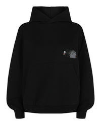 Balenciaga Balenciaga Womens Concealed Logo Hoodie