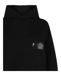 Balenciaga Balenciaga Womens Concealed Logo Hoodie
