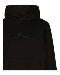 Balenciaga Balenciaga Womens Embroidered Double B Logo Hoodie