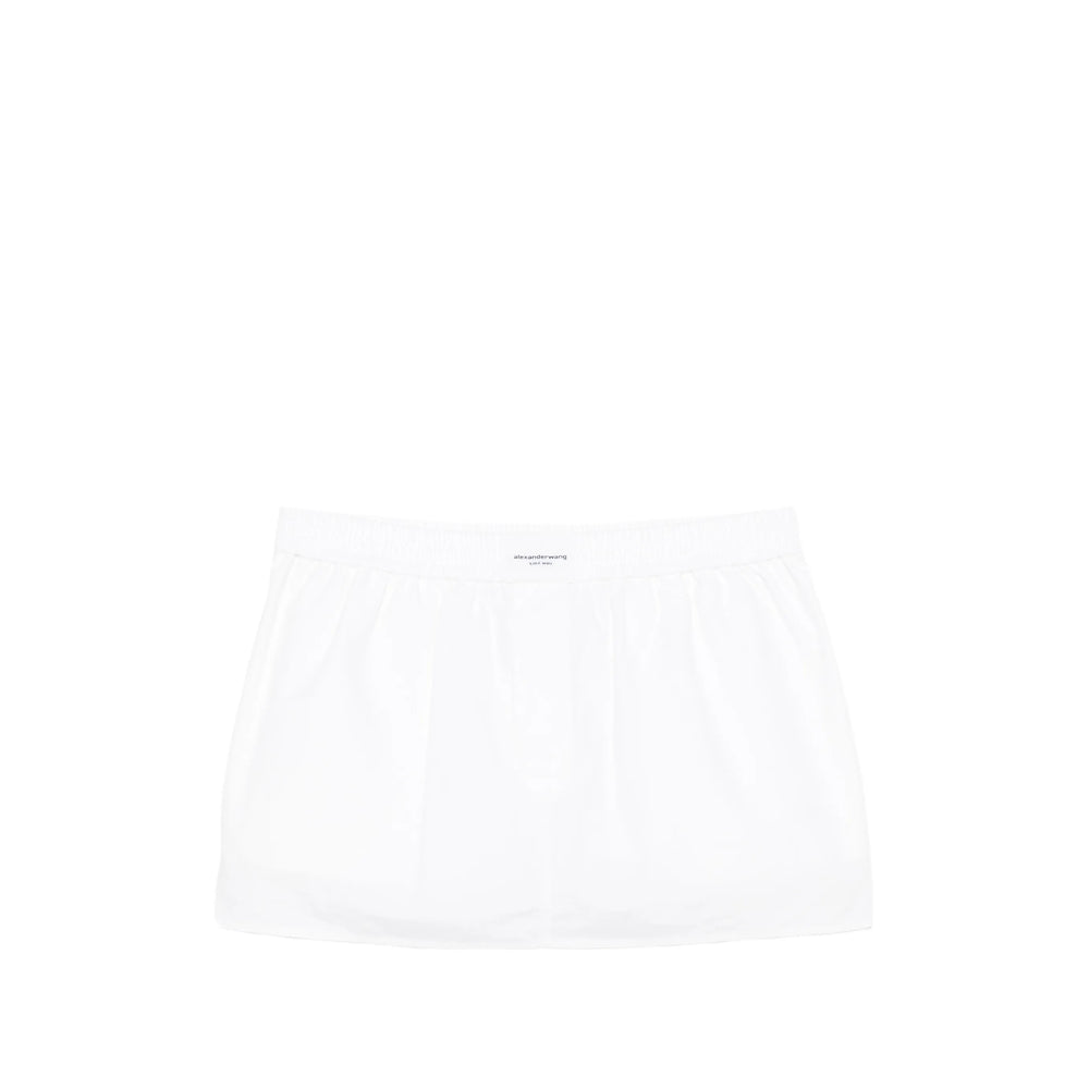 Alexander Wang Alexander Wang White Shorts - Mini Shorts Women