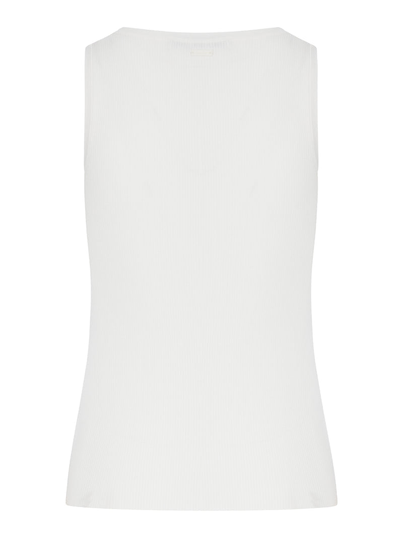 Max Mara Women Fitted Ribbed Top In Viscose Crepe