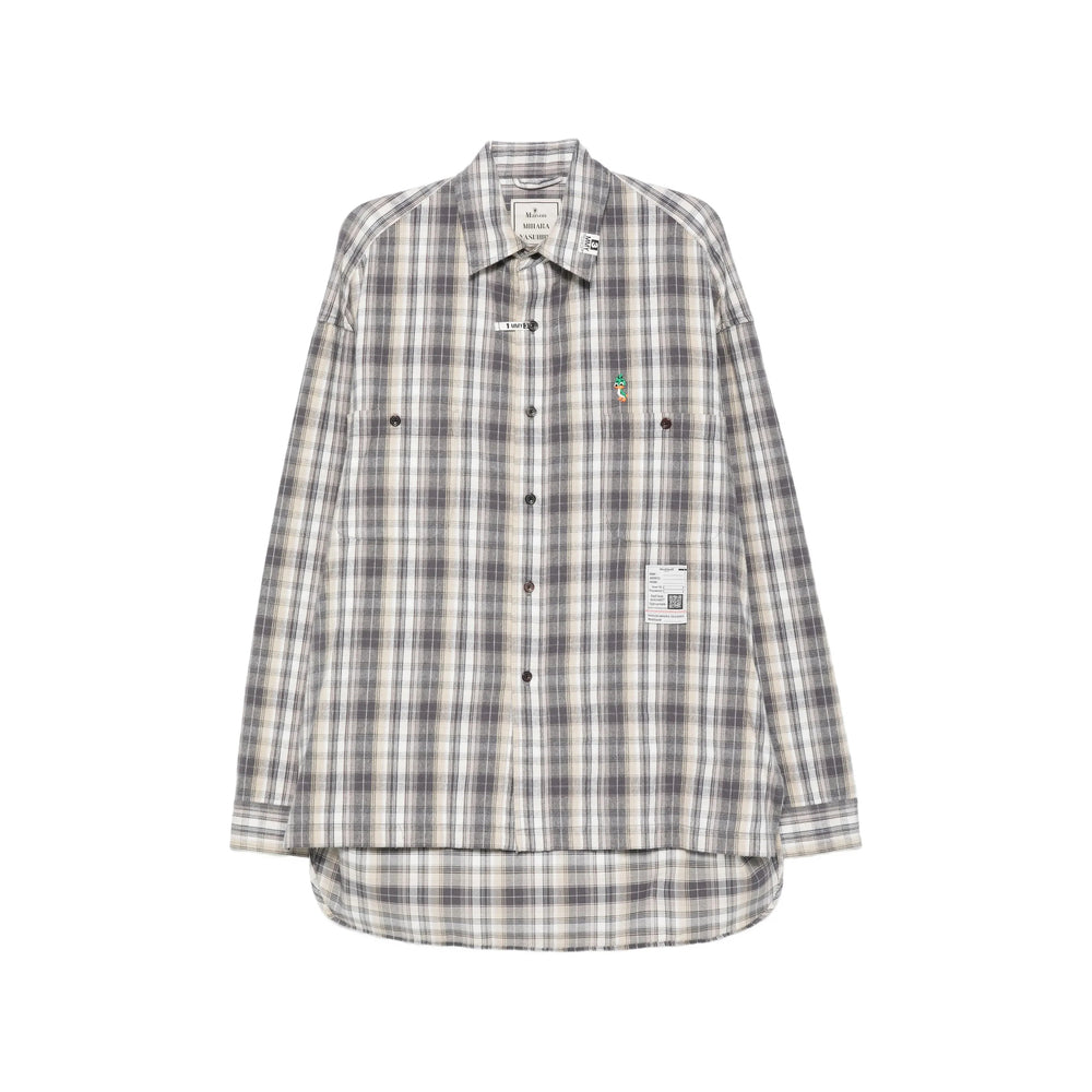 Maison Mihara Yasuhiro Maison Mihara Yasuhiro Grey Shirts Men
