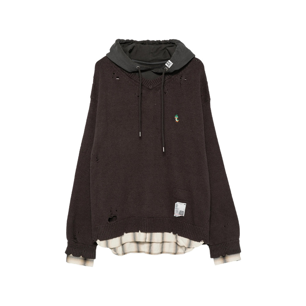 Maison Mihara Yasuhiro Maison Mihara Yasuhiro Grey Sweaters & Knitwear - Hoodies Men